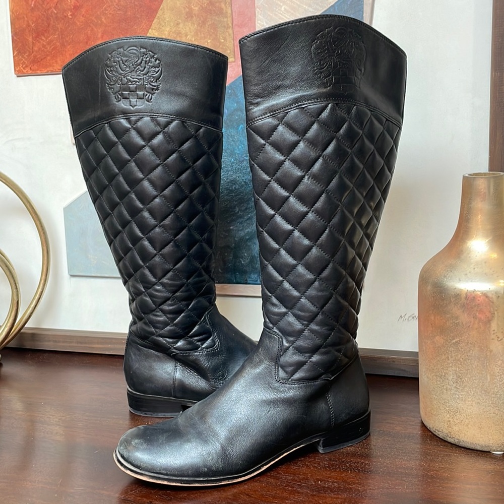 Used- Vince Camuto black boots. Size 8